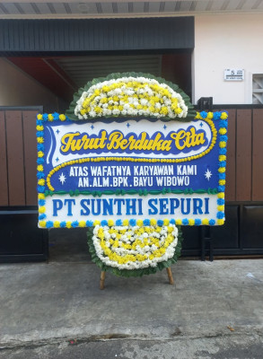 Papan Bunga Duka di Asologaima